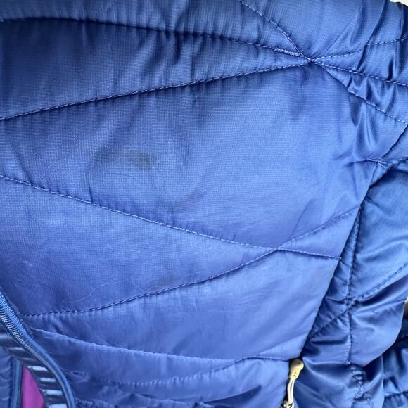 Vintage 2000 Patagonia Micro Puff Quilted Hooded Jacket Size M, Blue 83987 - Picture 9 of 14